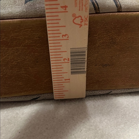 Anuschka Artistic Hand painted Leather Bag with Multicolor Design - Picture 7 of 11